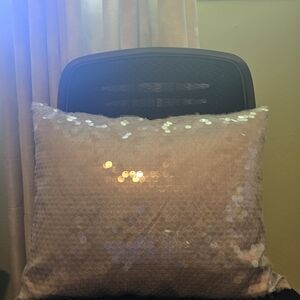 DKNY Metallic Accent Pillow